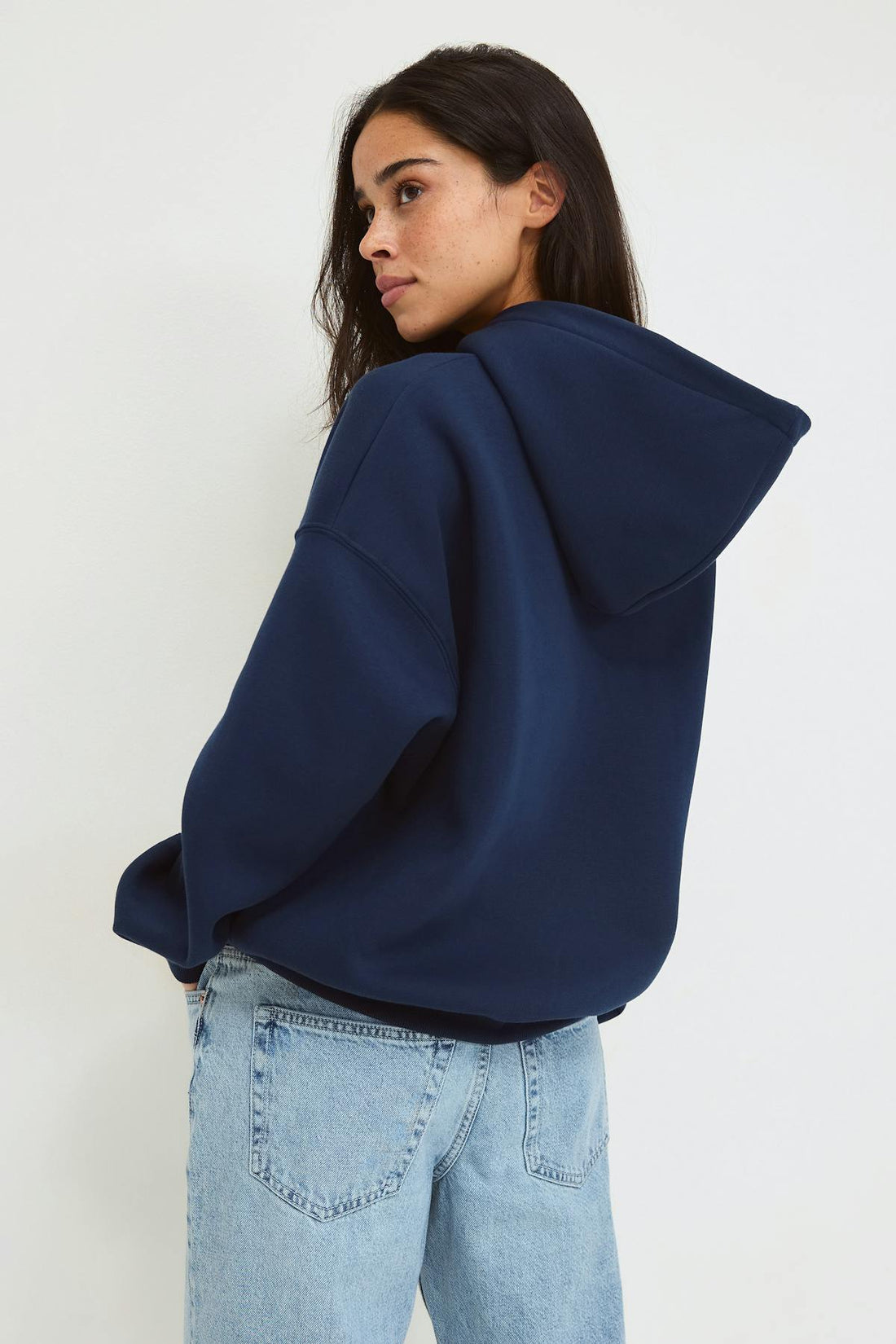 Iconic hoodie - Peacoat