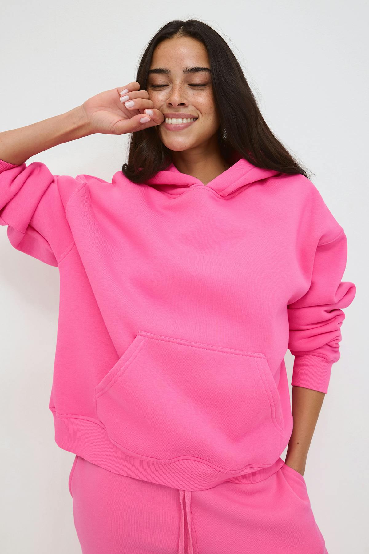 Iconic hoodie - Orchid tint