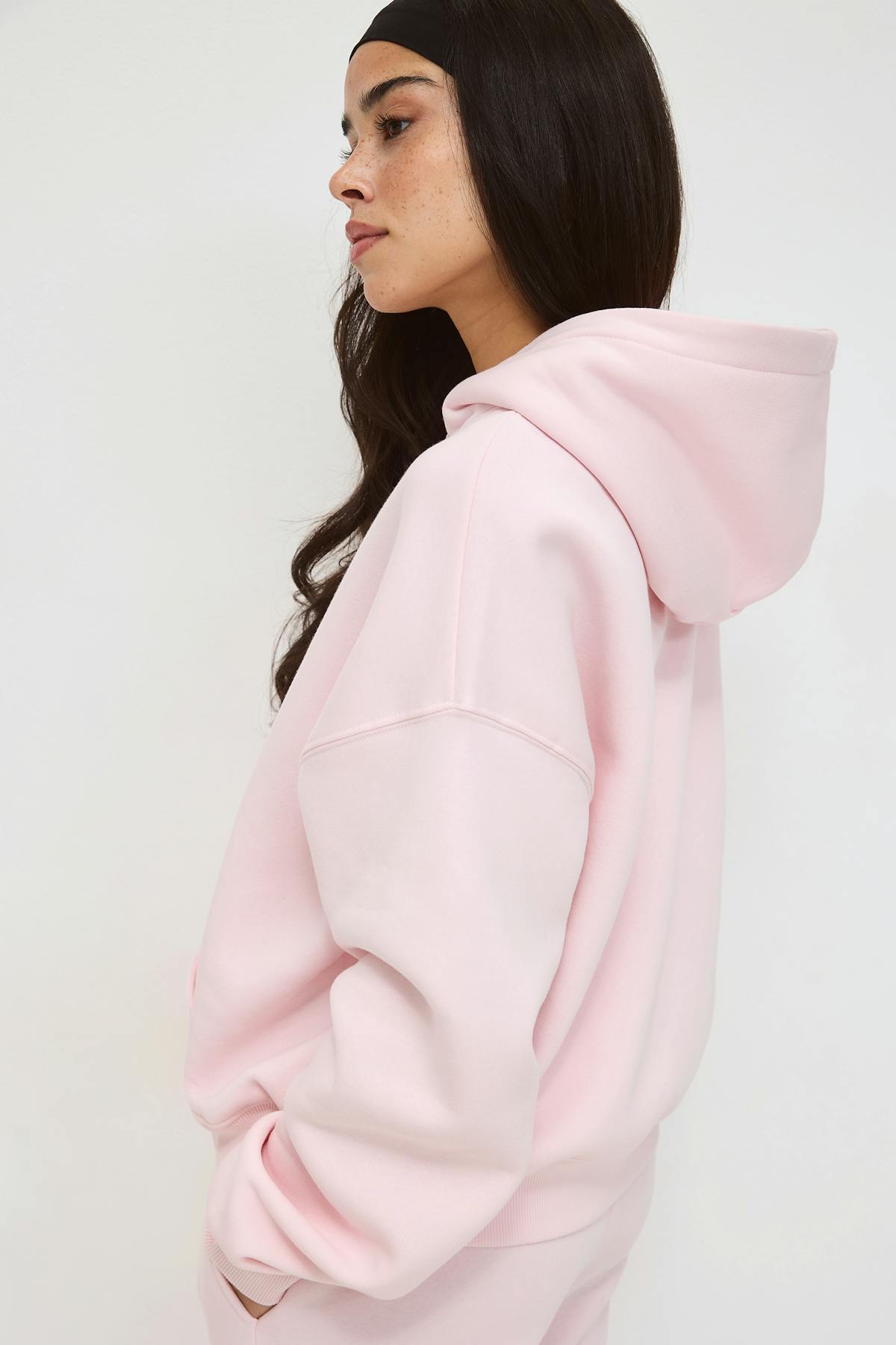 Iconic hoodie - Lt grey melange