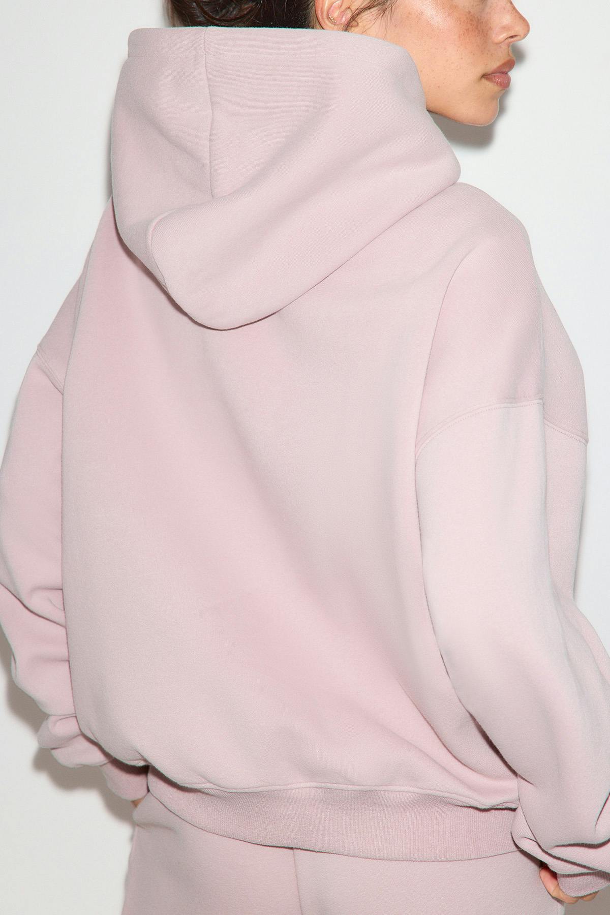 Iconic hoodie - Cotton pink