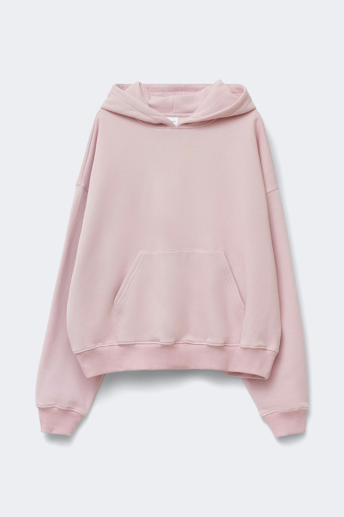 Iconic hoodie - Cotton pink