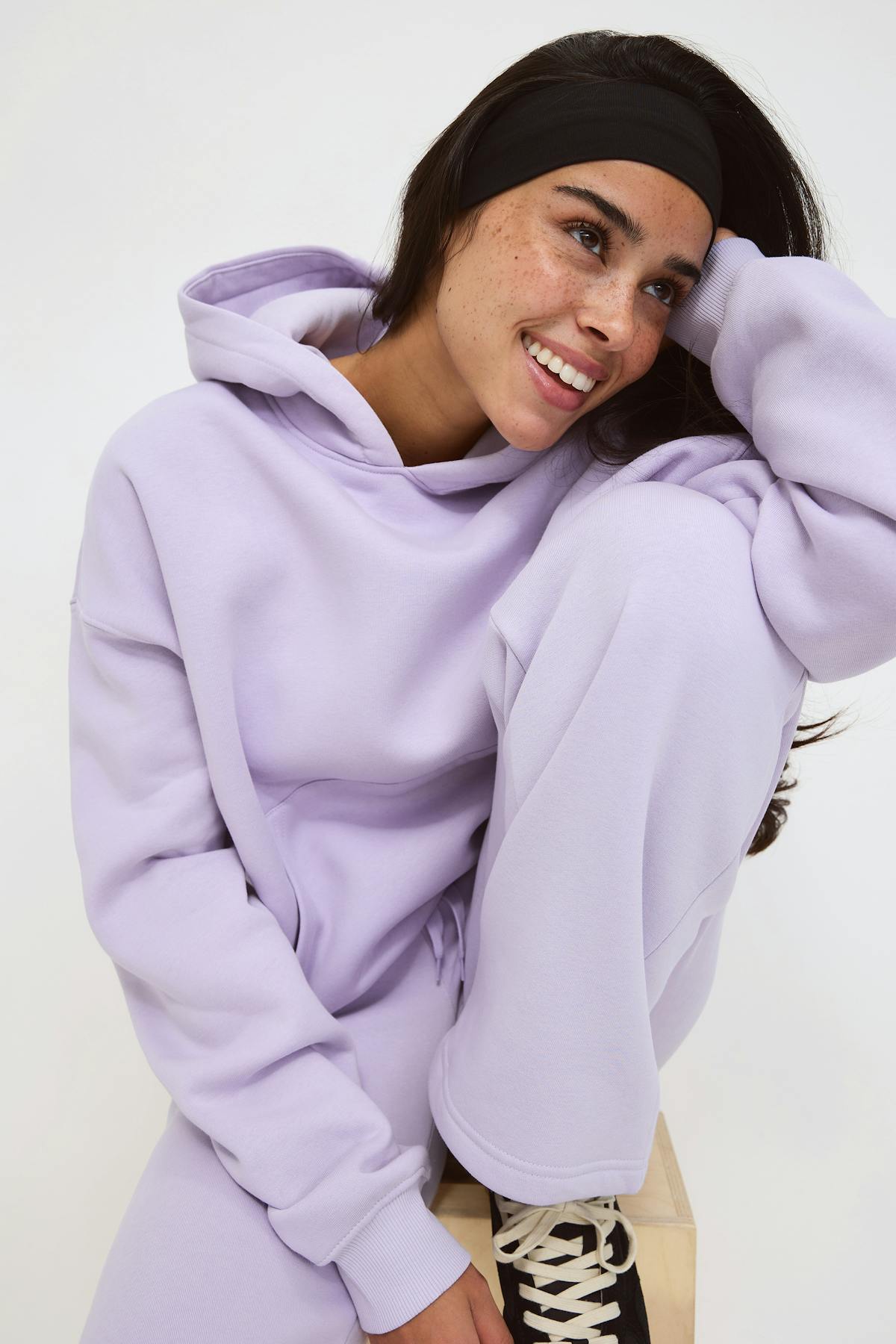 Iconic hoodie - Deep plum