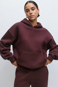 Iconic hoodie - Deep plum