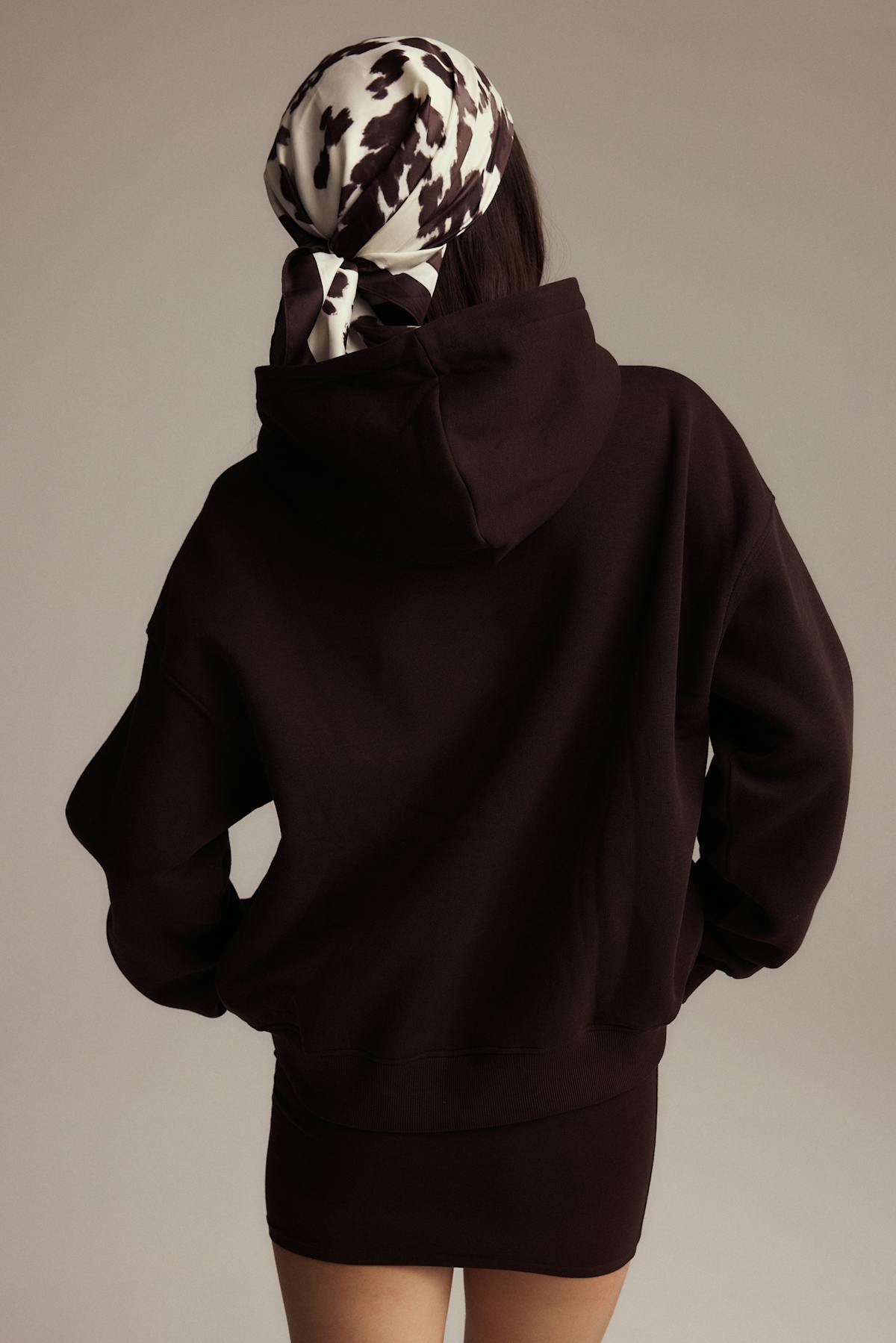 Iconic hoodie - Rouge foncé