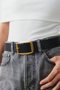 large belt - Black/gold