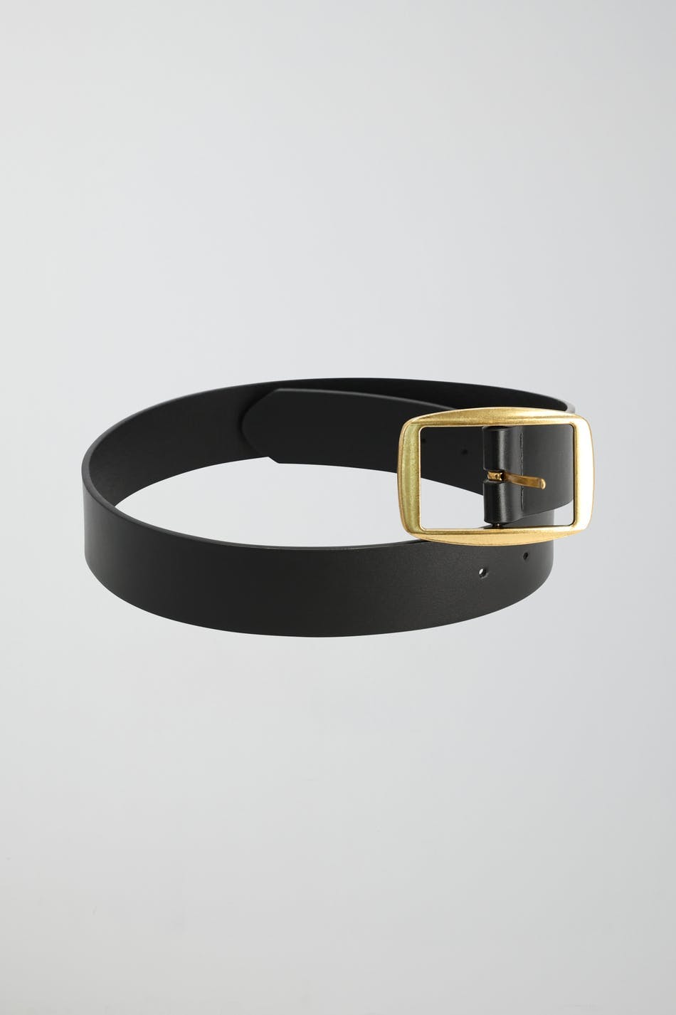 large belt - Black/silver