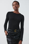 square hip belt - Black/gold
