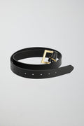 square hip belt - Black/silver