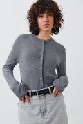 square hip belt - Black croc