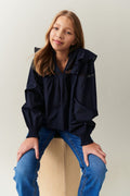 Y boho blouse - Bleu marine