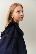 Y boho blouse - Bleu marine