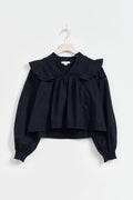 Y boho blouse - Bleu marine