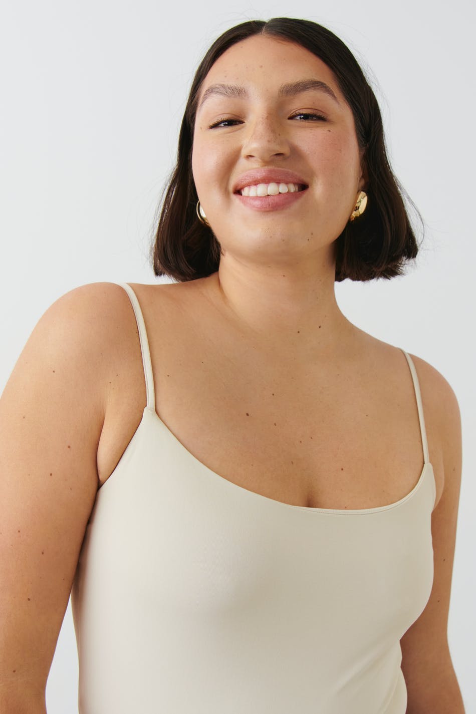 Basic micro singlet - Blanc cassé