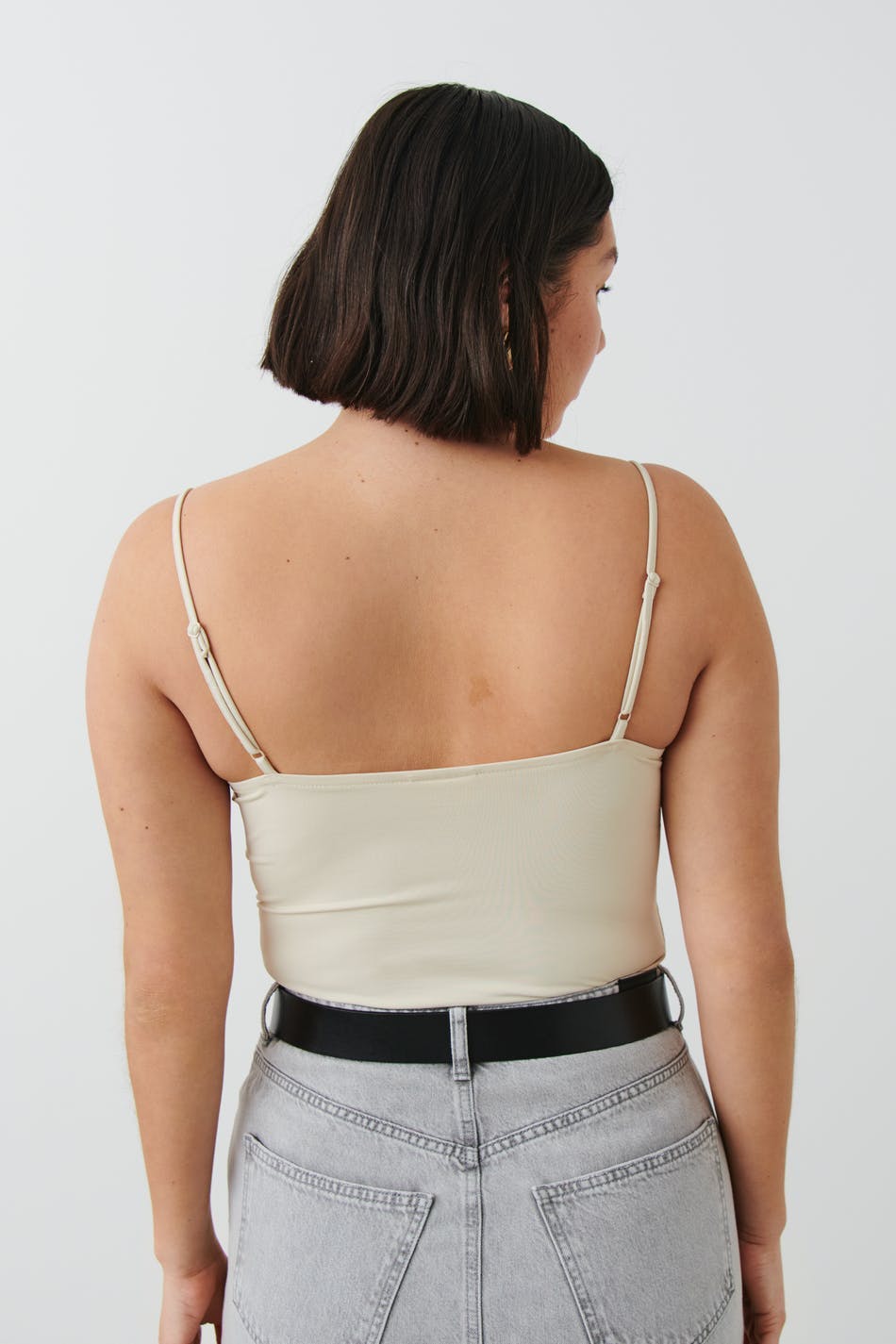 Basic micro singlet - Blanc cassé