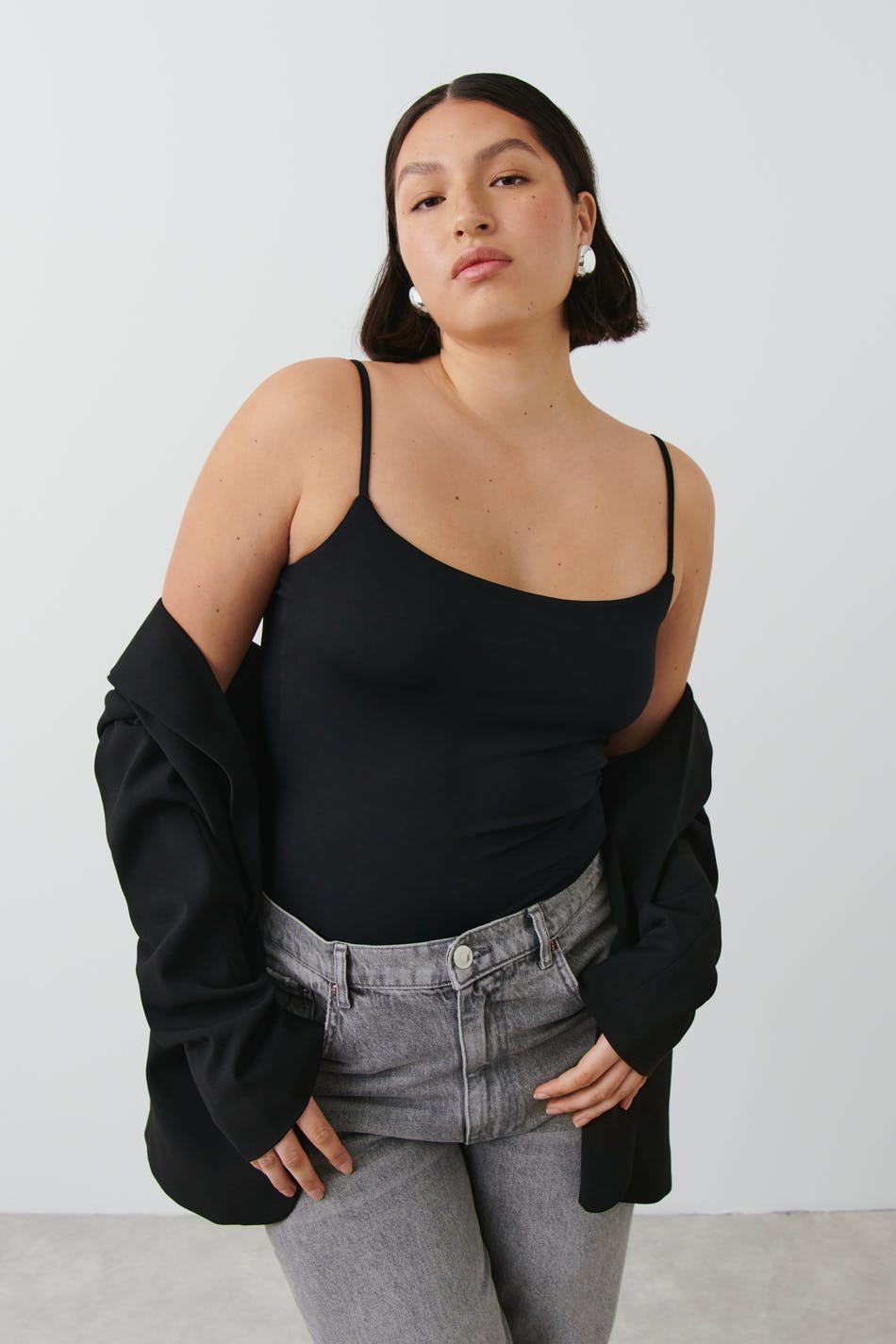 Basic micro singlet - Noir