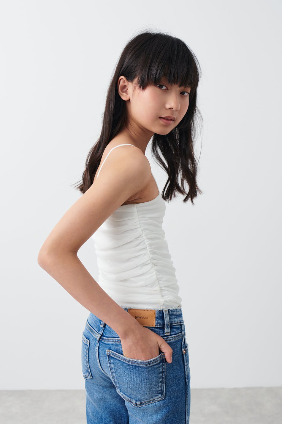 Y mesh singlet - Blanc
