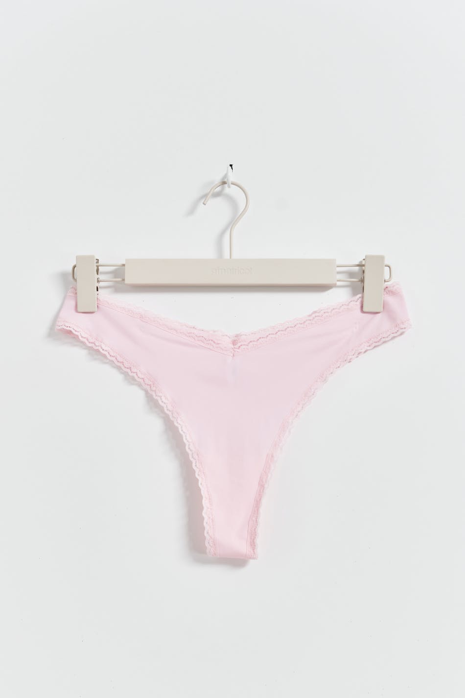 V-shaped micro thong - Noir