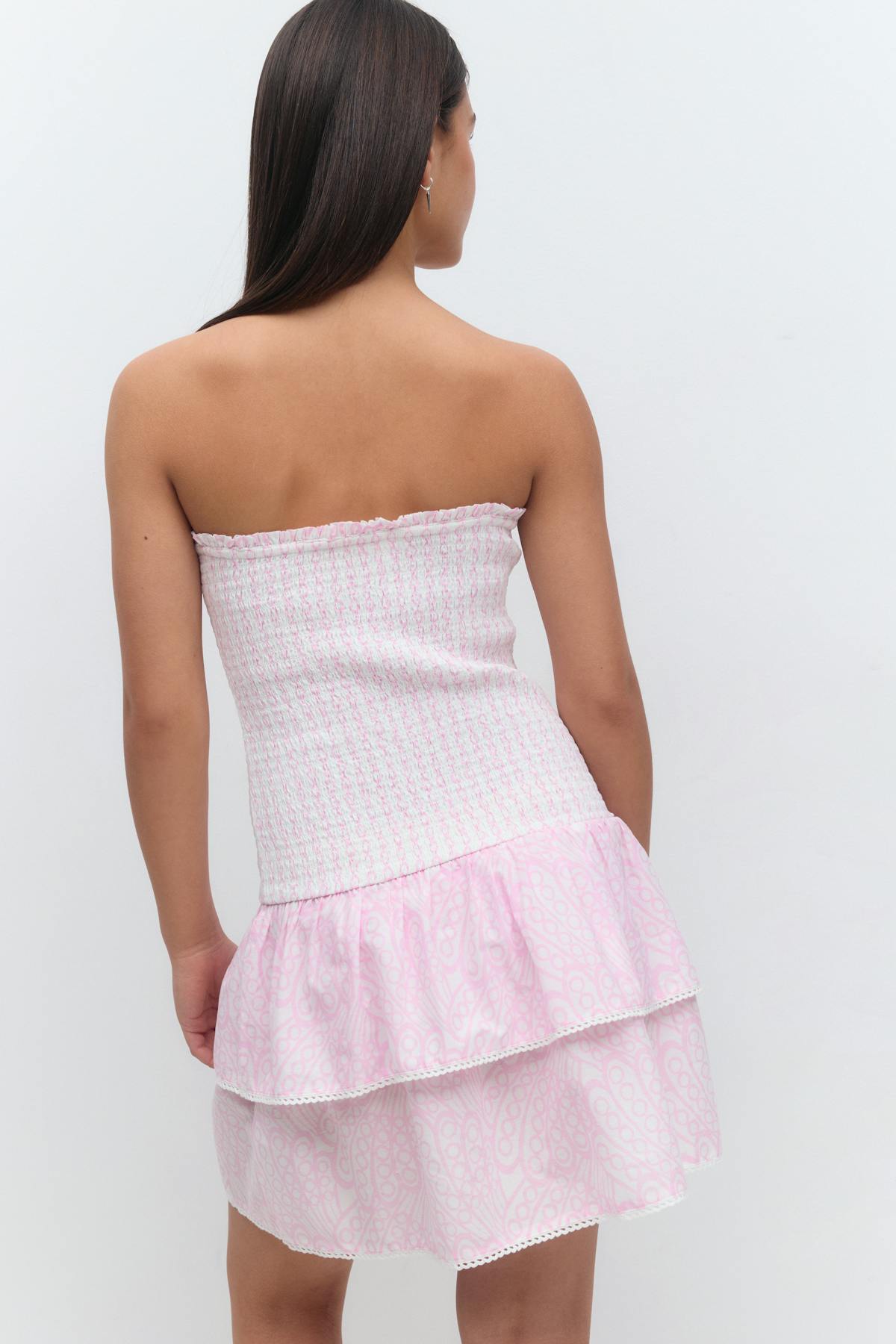 Y smock dress - Pink lady