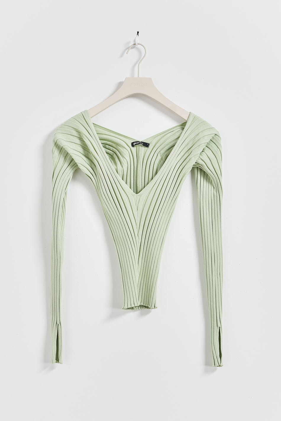 knitted top - Noir