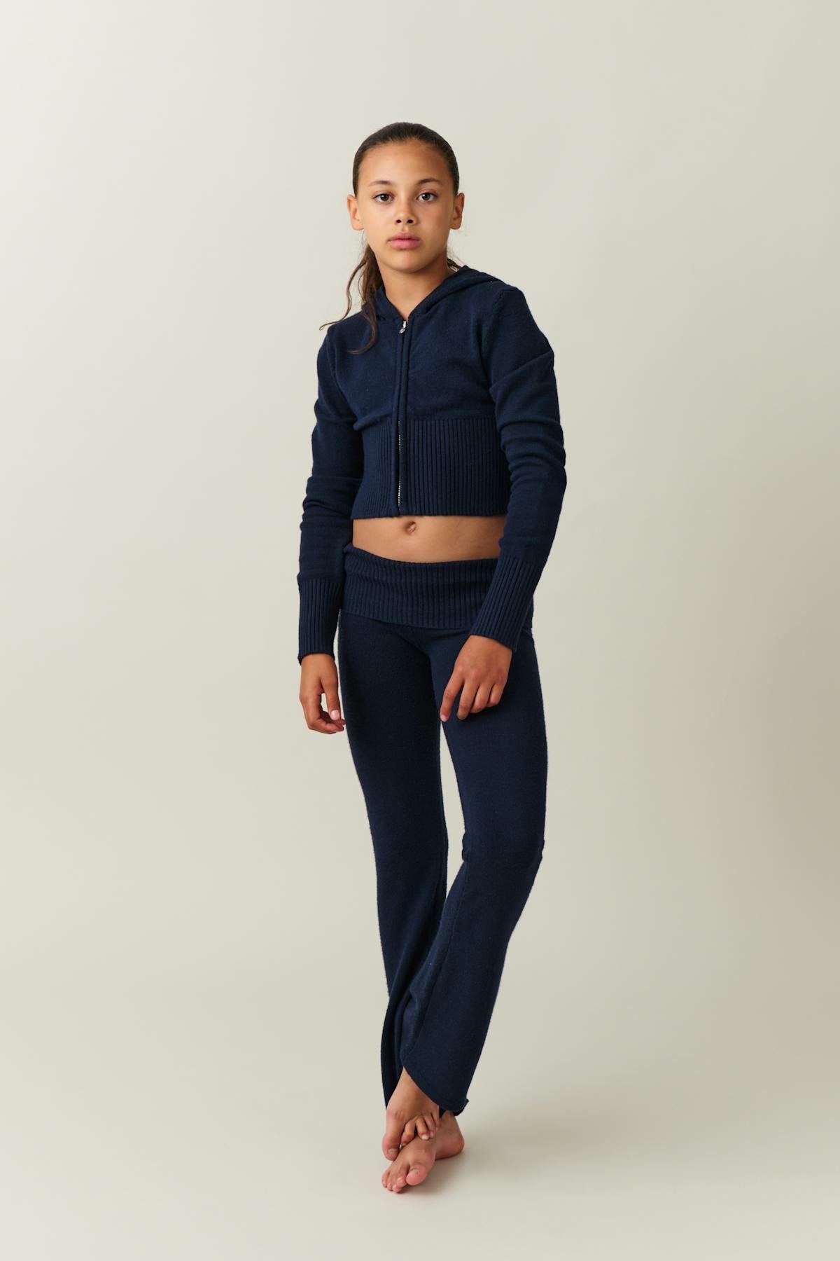 Knitted yoga pants - Noir