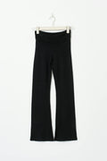 Knitted yoga pants - Grey melange