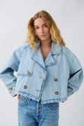 trench coat - Bleu clair