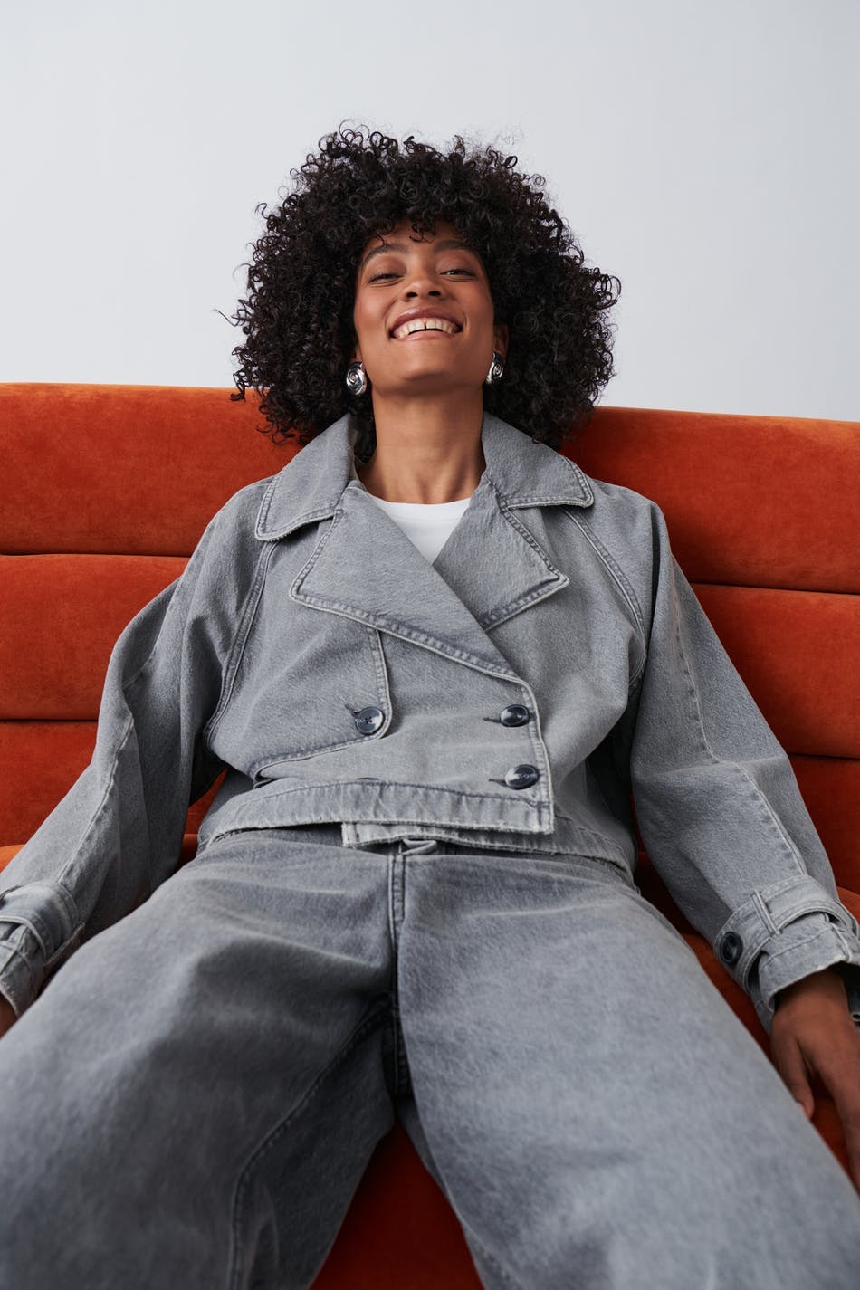 trench coat - Gris