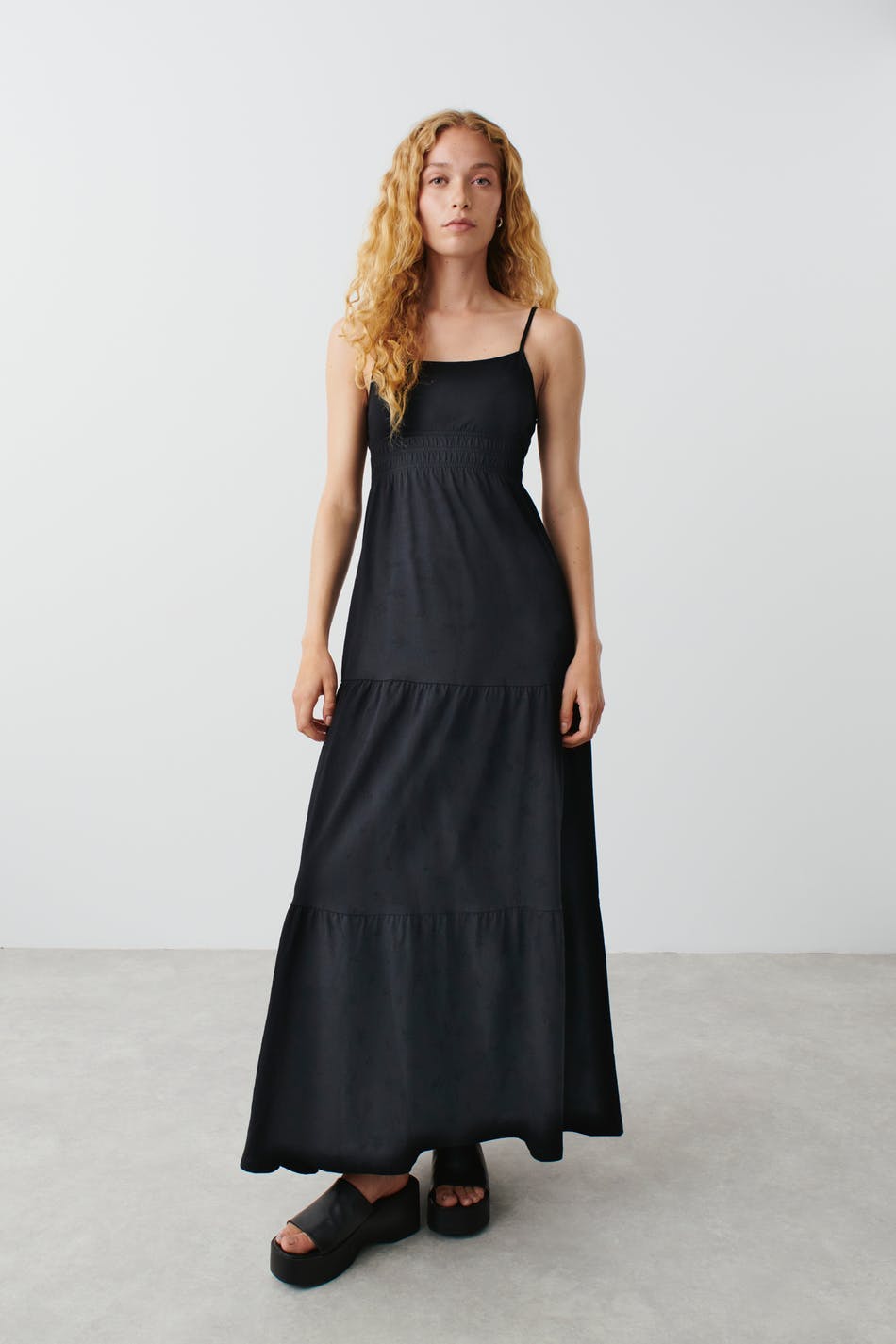 Maxi boho dress - Noir