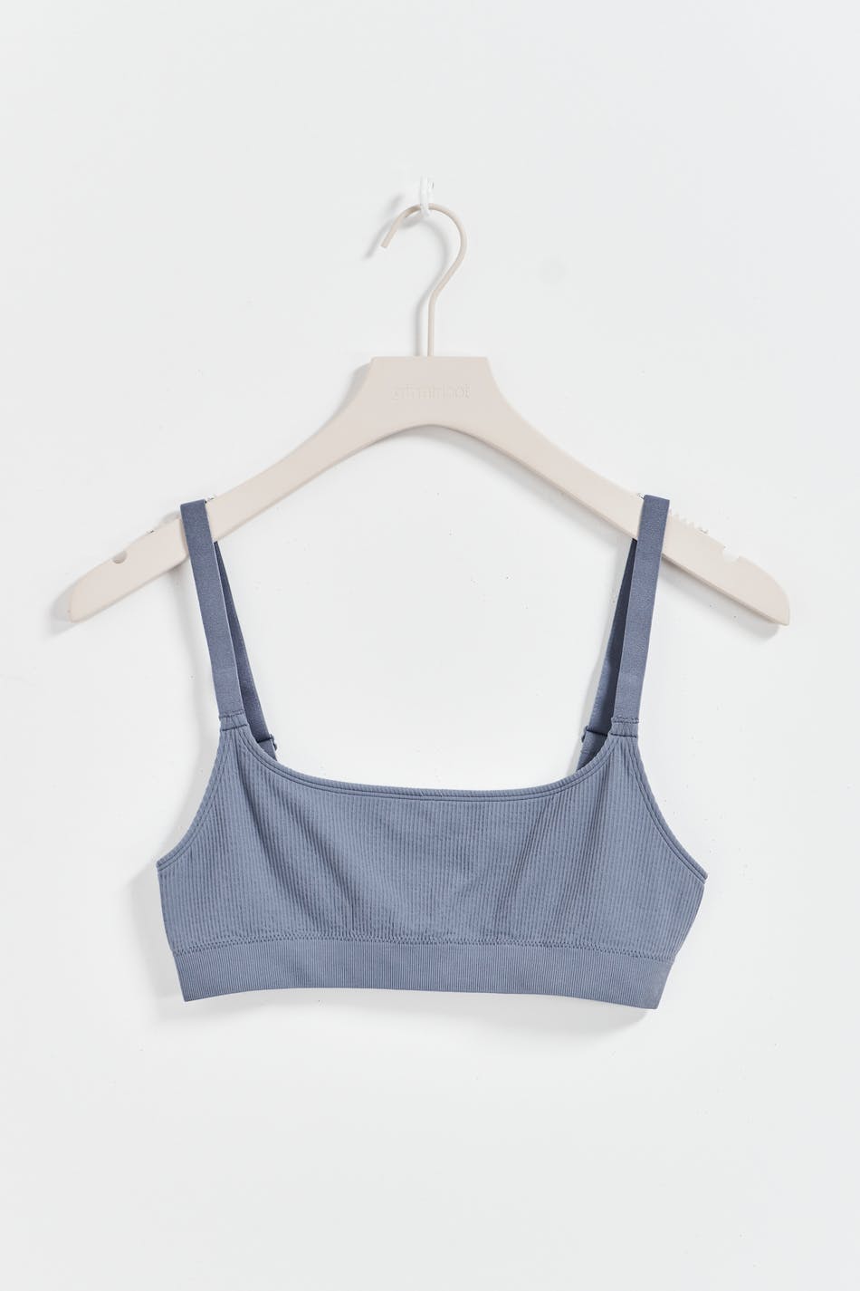 Sporty rib bralette - Noir