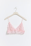 Lace bralette - Noir