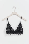 Lace bralette - Noir
