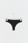 invisible thong - Noir