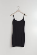Strap mini dress - Noir