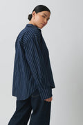 Poplin shirt - Blue/white