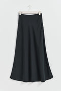 Viscose maxi skirt - Offblack
