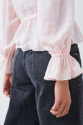 Peplum blouse - Rose
