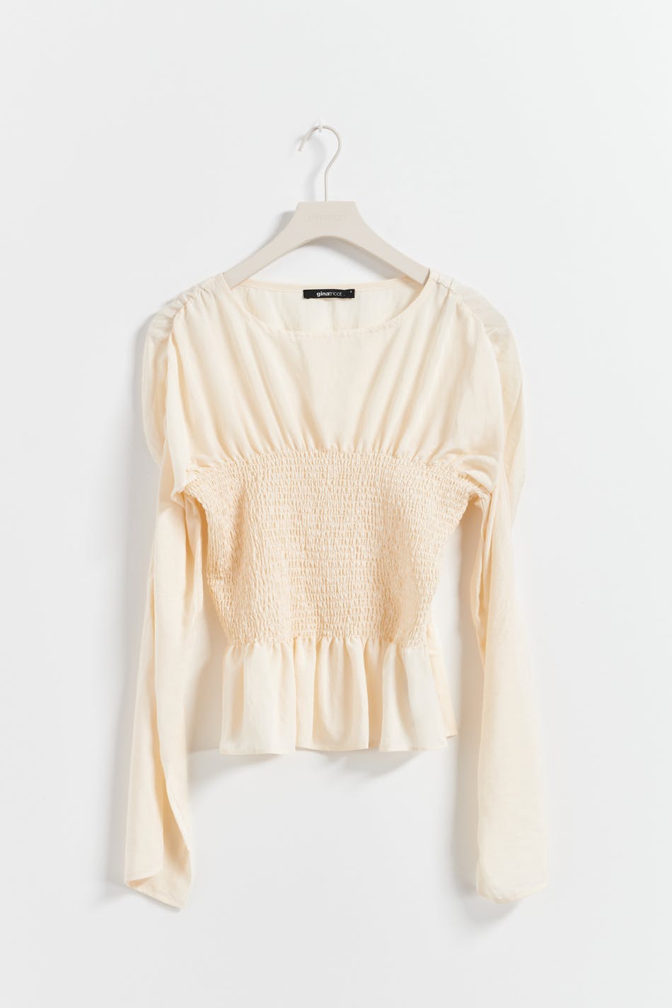 Puff sleeve blouse - Creme