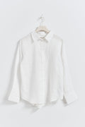 linen shirt - Blanc