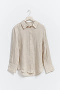 linen shirt - Bleu marine