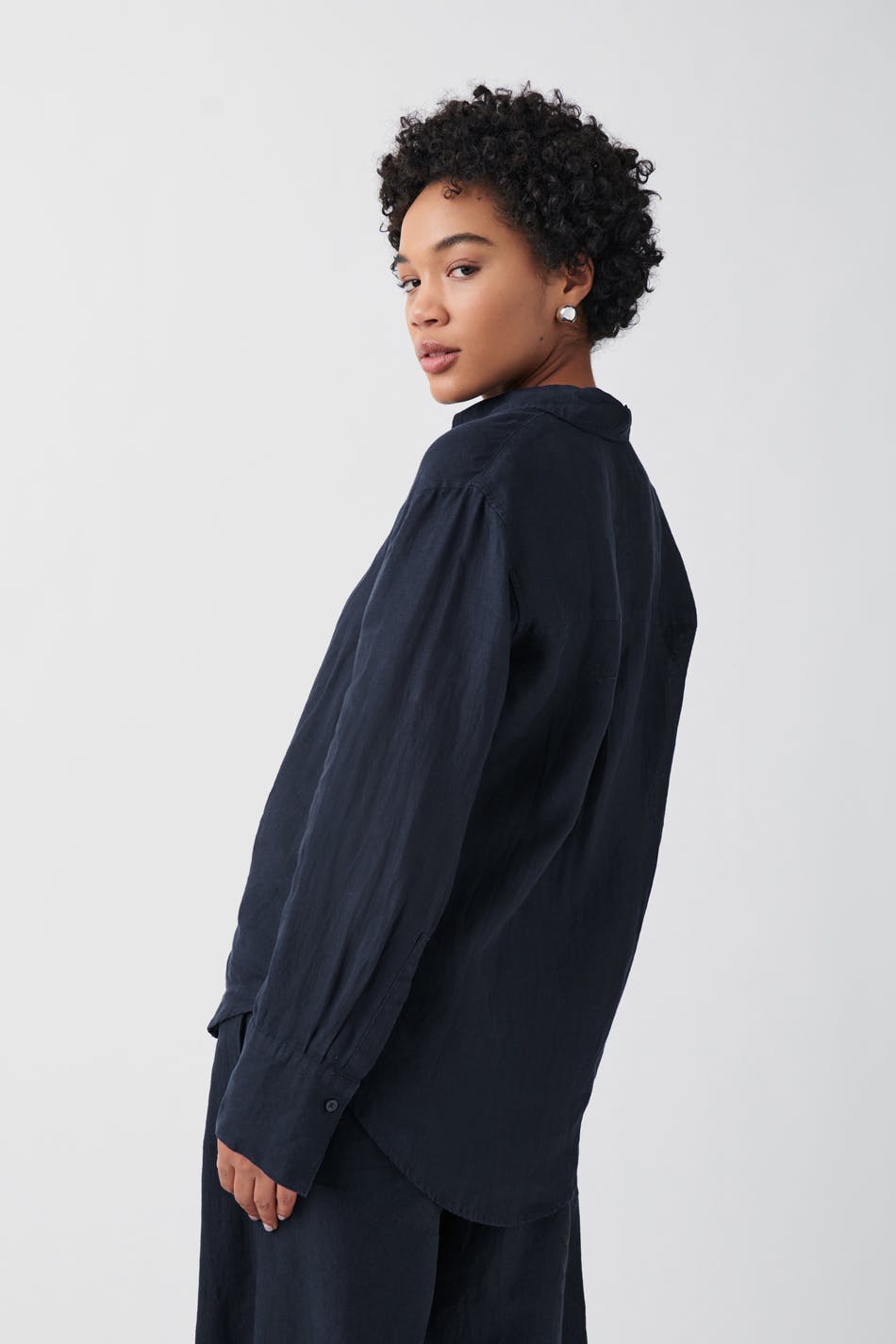 linen shirt - Blanc