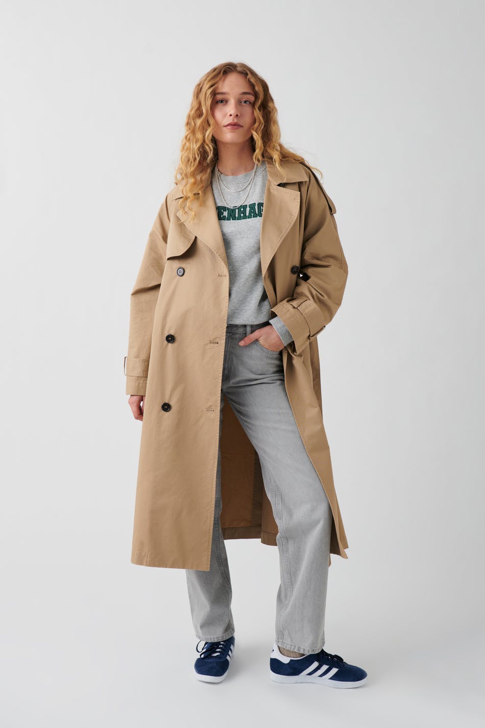 Maxi trench coat - Beige