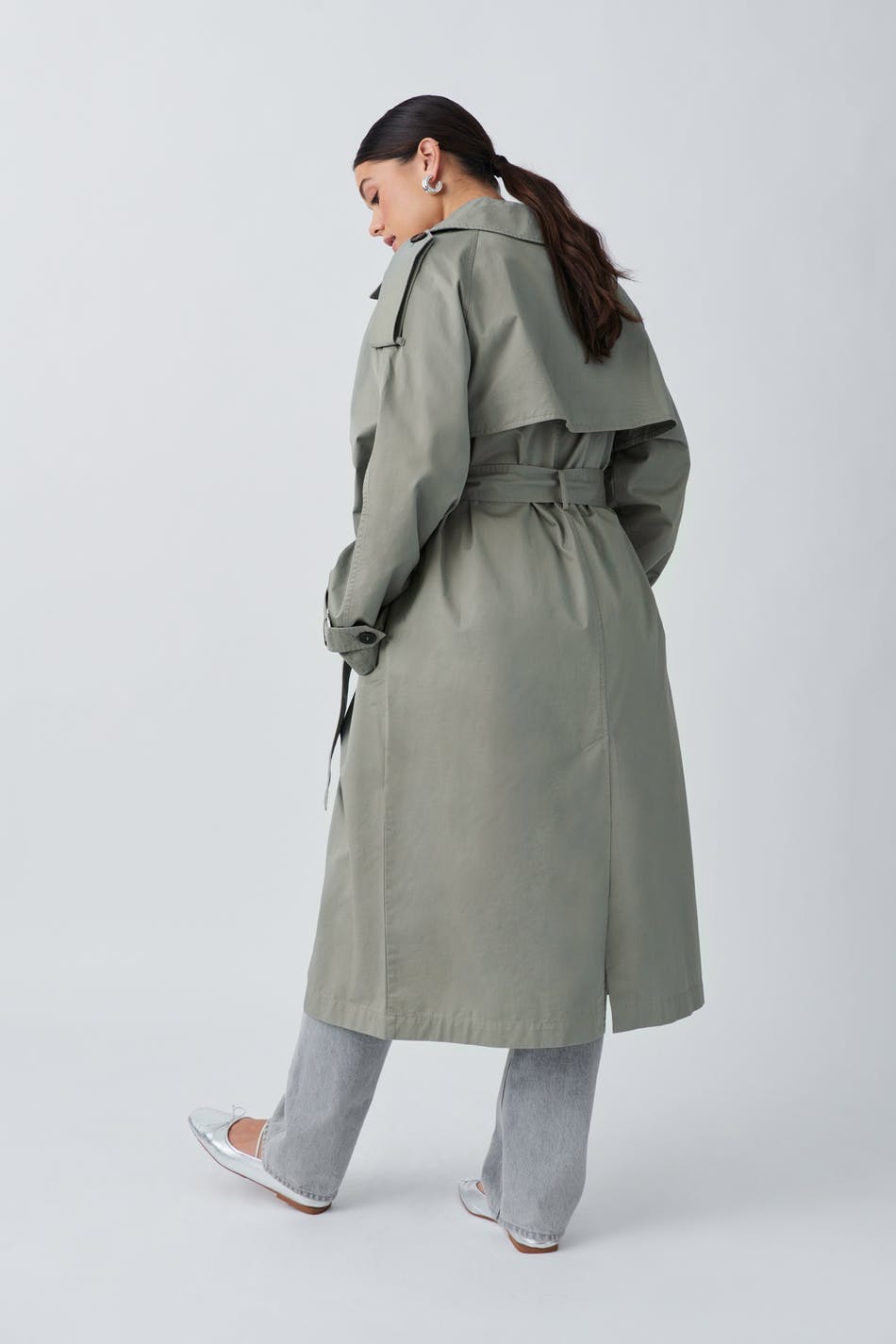 Maxi trench coat - Beige