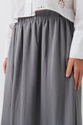 Wide maxi skirt - Noir