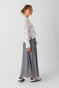 Wide maxi skirt - Noir