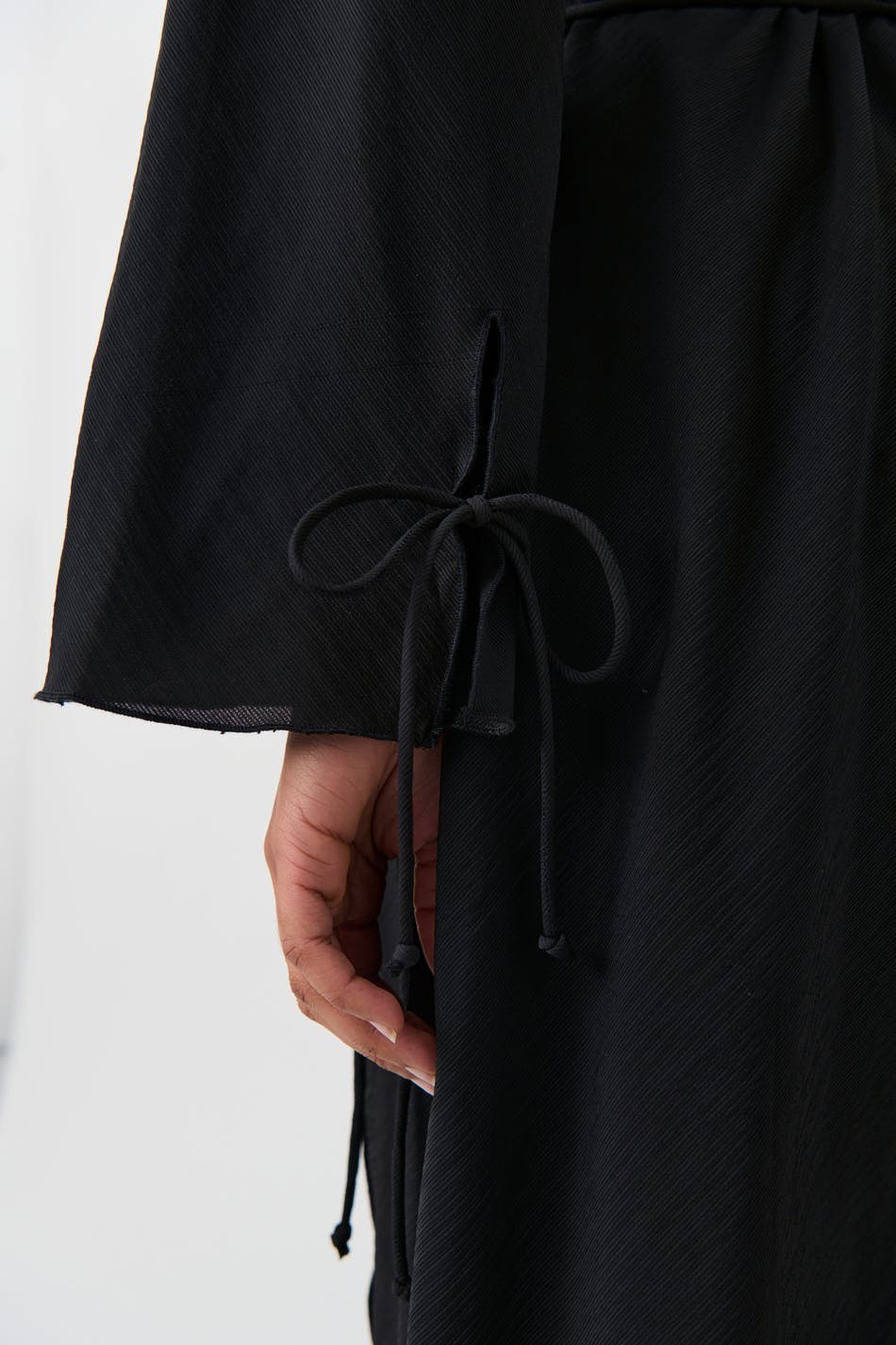 Midi wrap dress - Noir