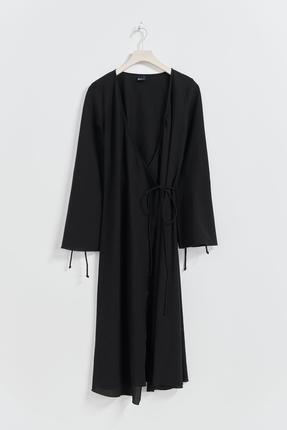 Midi wrap dress - Noir
