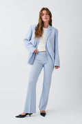 linen blend trousers - New linen beige