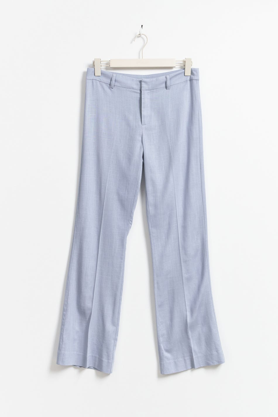 linen blend trousers - Noir