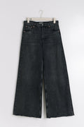 Slouchy wide jeans - Offblack