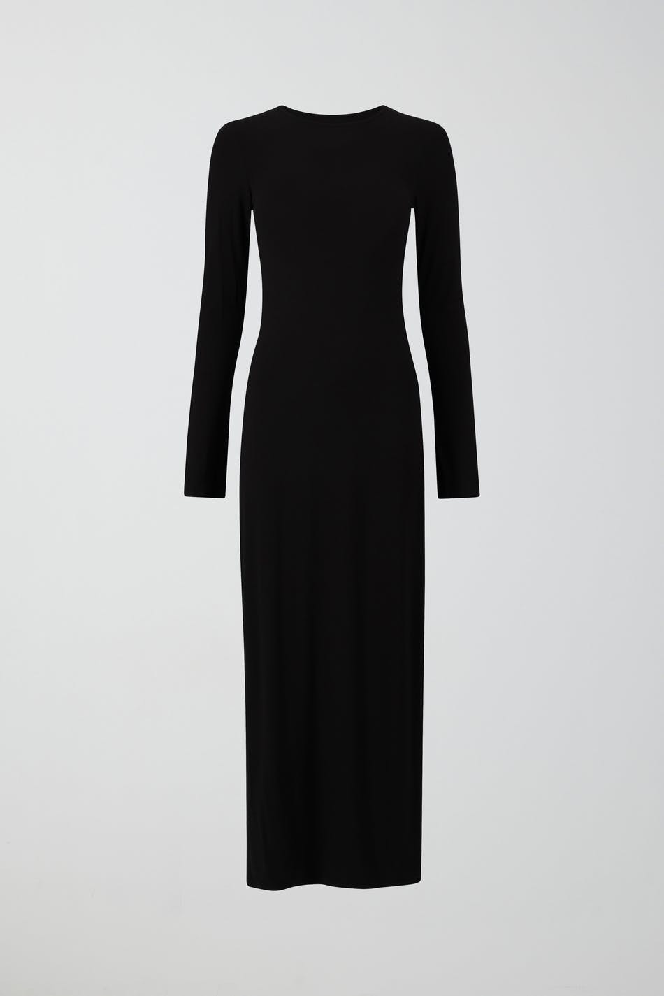 Soft touch jersey maxi dress - Noir